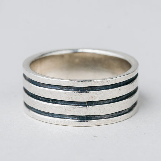 Silber Ring 925 Größe 53 (16,8 mm Ø) 5,32 g0