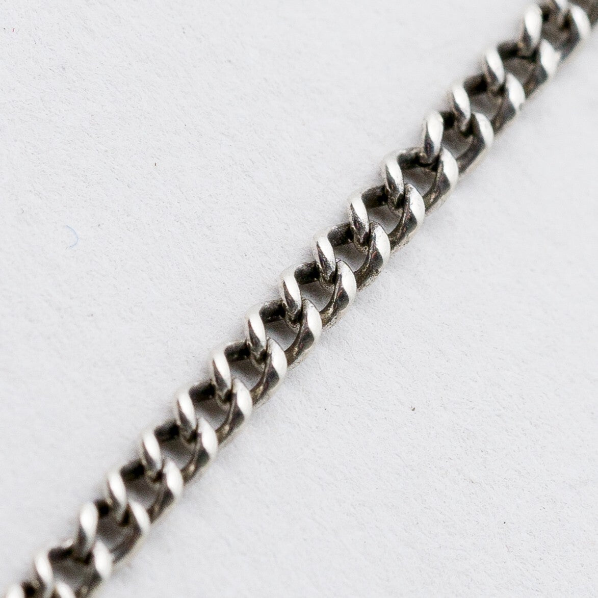 Halskette Panzerkette Silber 2,1 mm 50 cm 4,76 g2