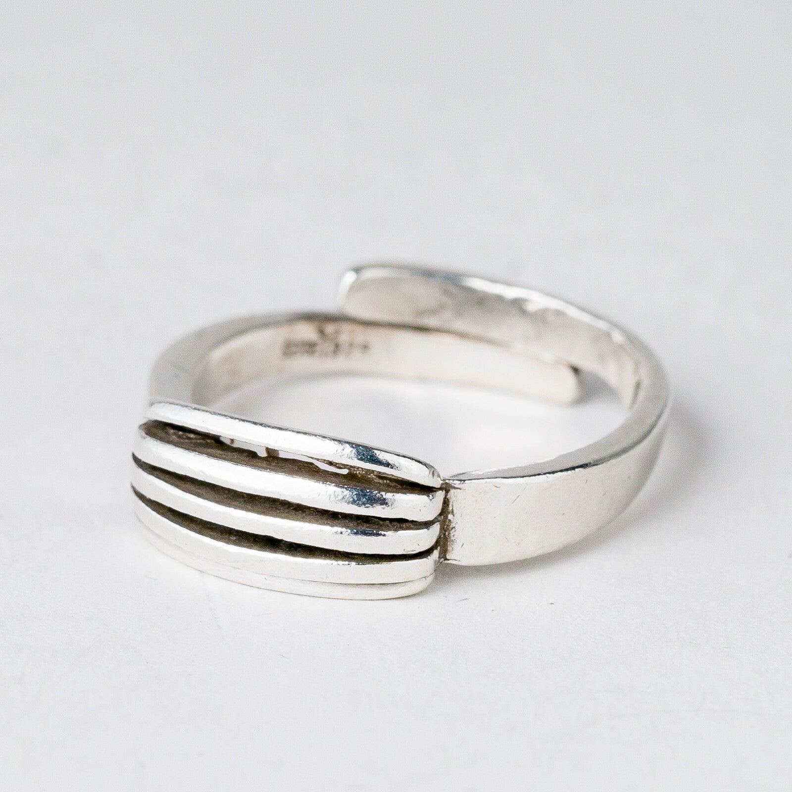 Silber Ring 925 Größe flexibel ca. 56 4,3 g0