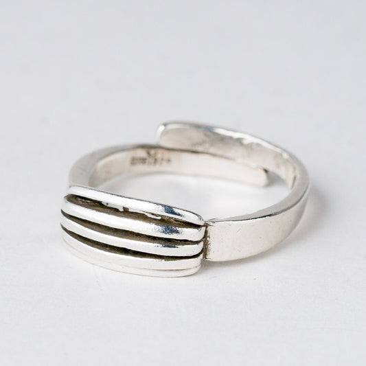 Silber Ring 925 Größe flexibel ca. 56 4,3 g0