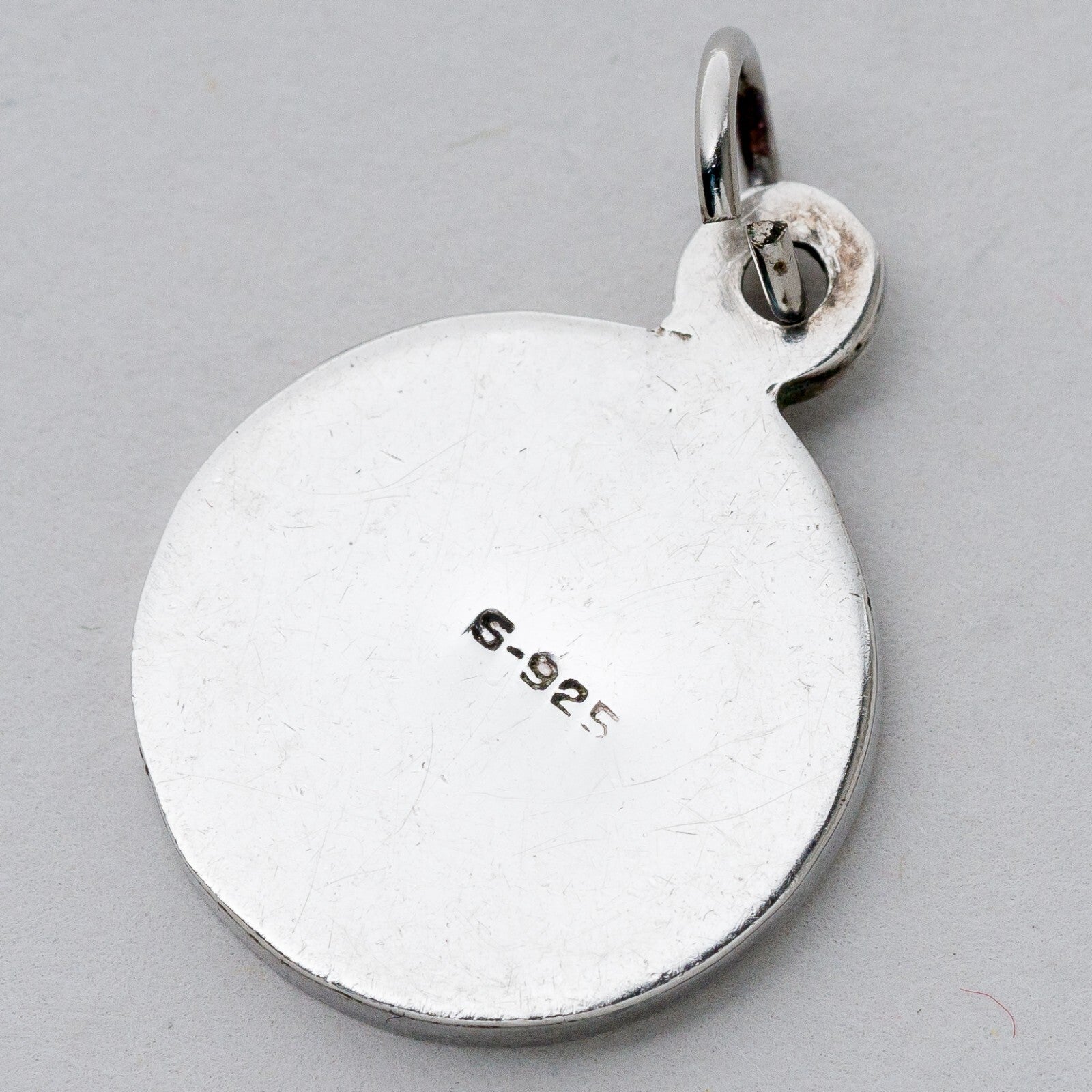 Silber Anhänger  925 Grüner Stein 4,23 g1
