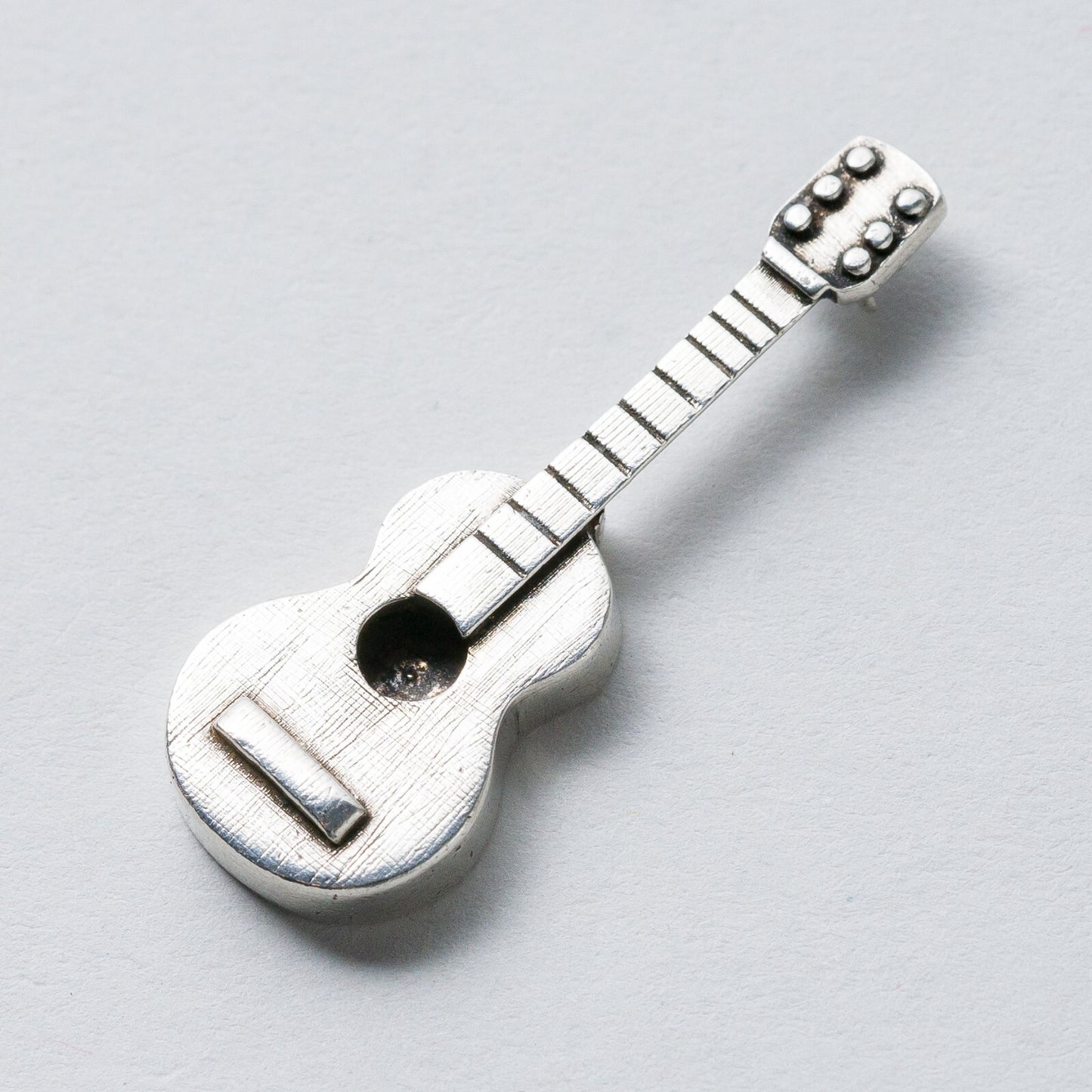 Silber Gitarre 3,6 cm 3,2 g0