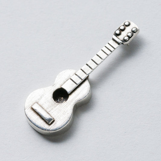 Silber Gitarre 3,6 cm 3,2 g0