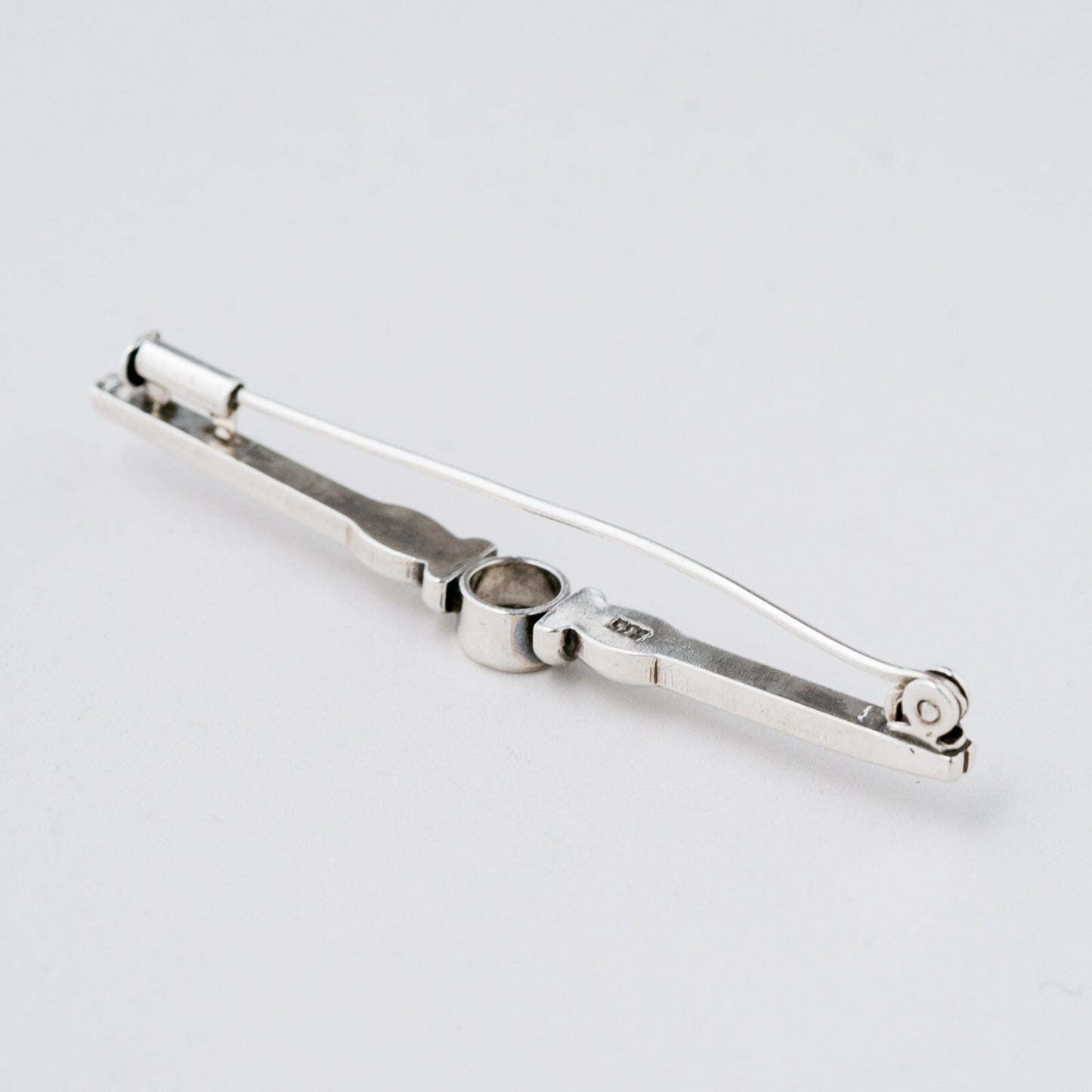 Silber Brosche 835 Ohne Stein 4,45 g1