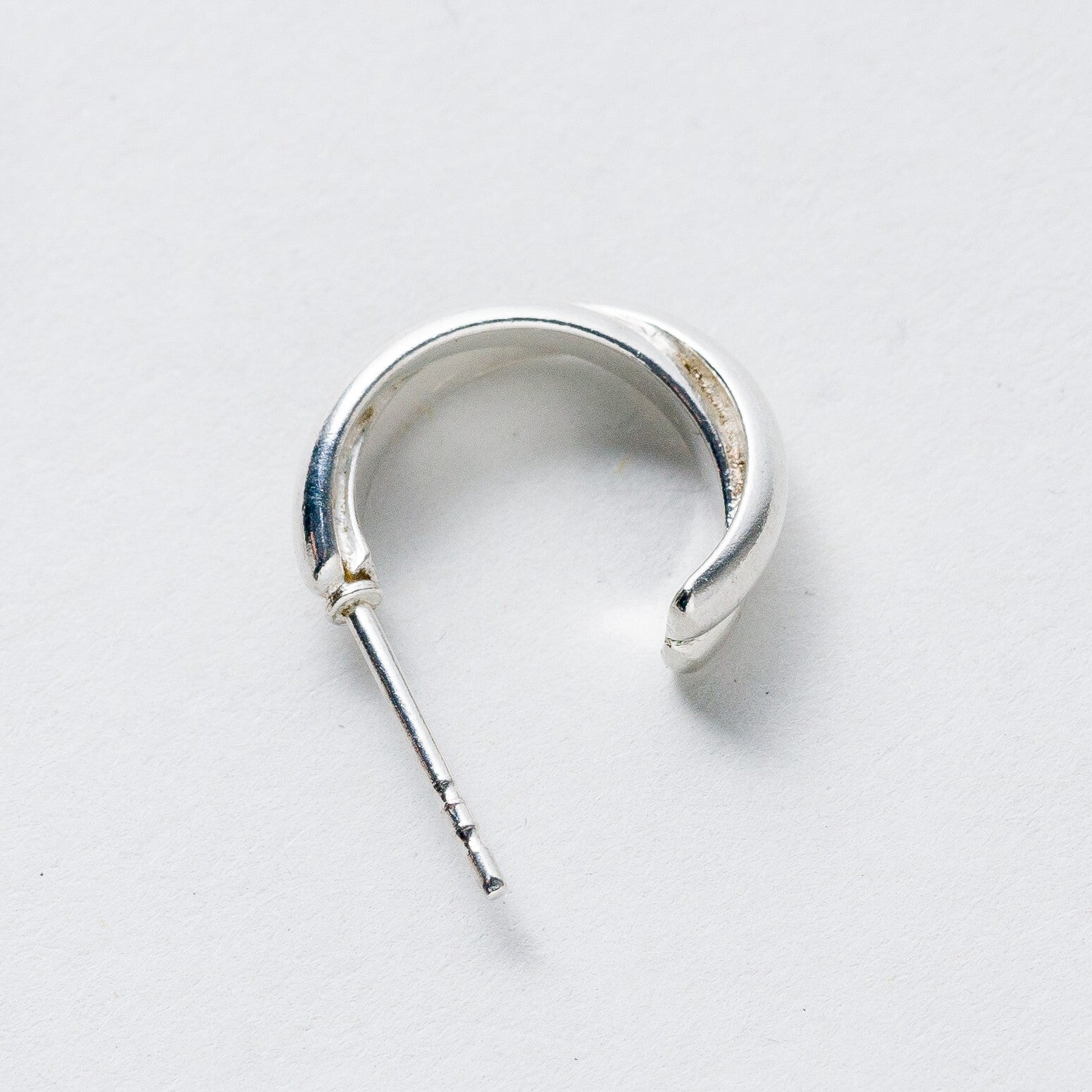 Einzelner Ohrring Creole Silber 925 1,88 g9