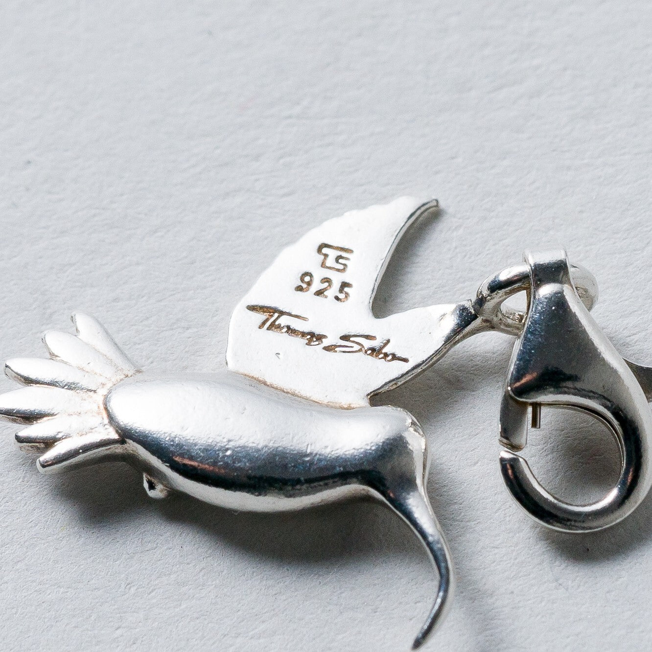 Thomas Sabo Charm Anhänger 925 Silber Kolibri 2,6 cm 1,6 g7