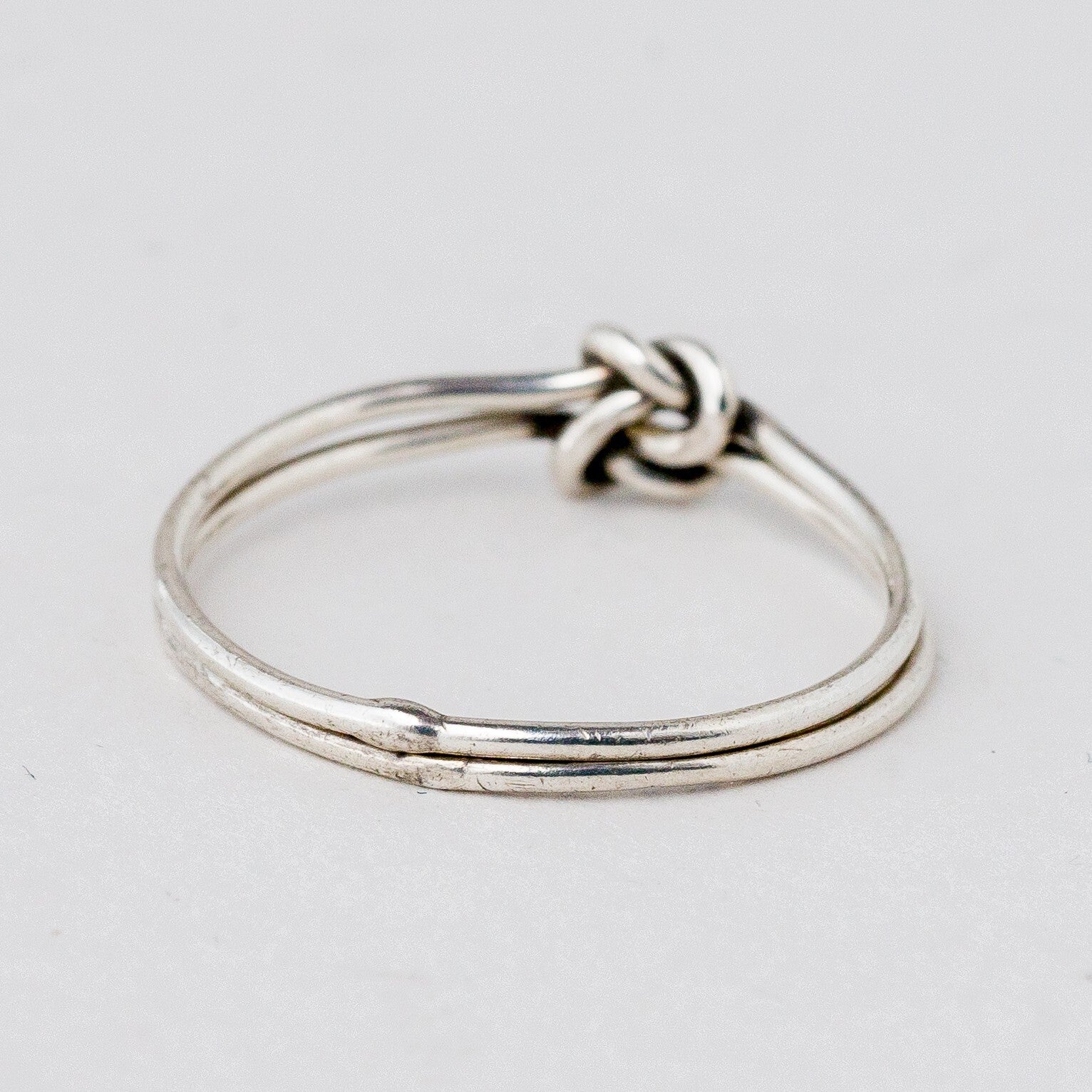 Silber Ring 56 (17,8 mm Ø) Knoten 1,11 g2