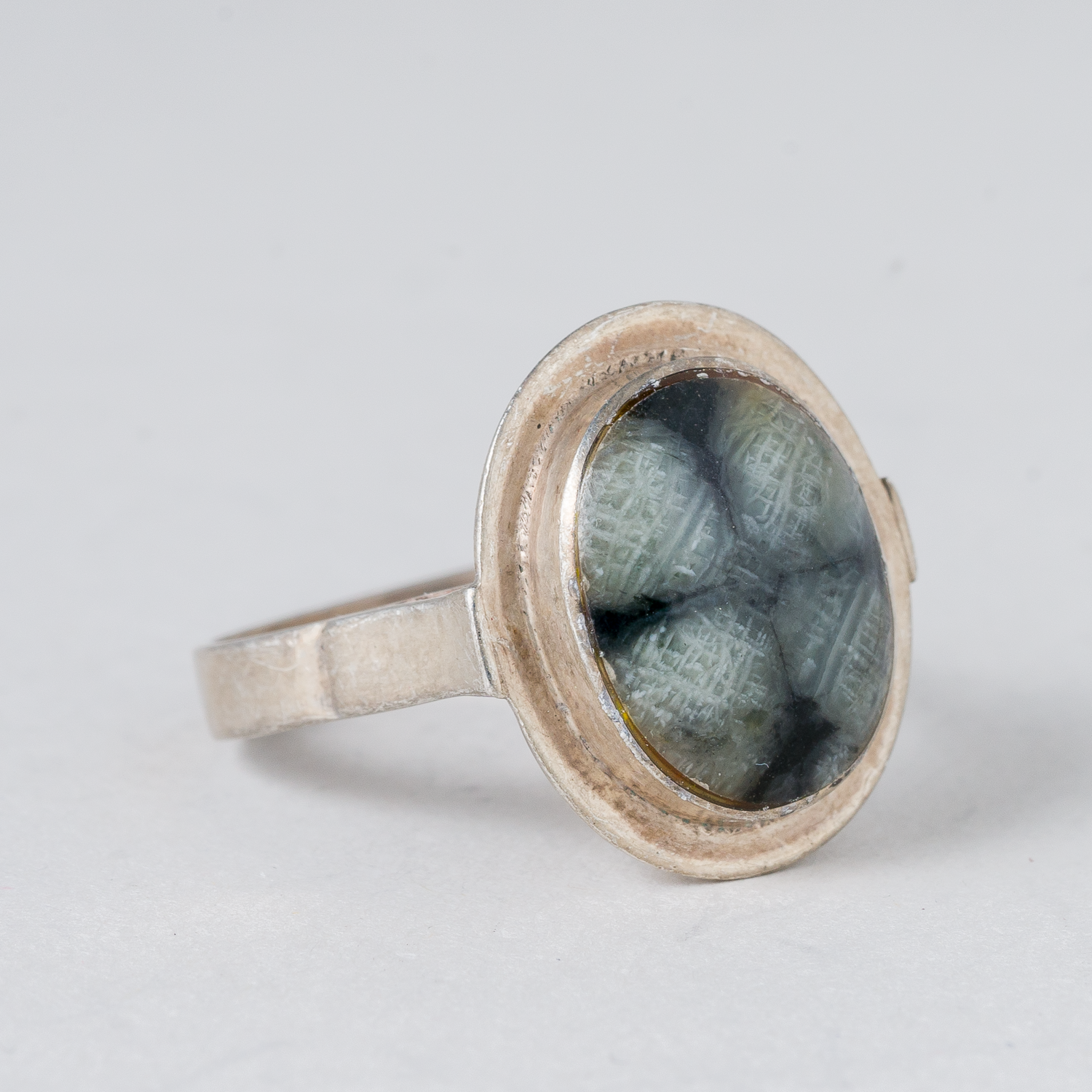 Ring Stein Silber 5,41 g Größe 57 (18,1 mm Ø)1