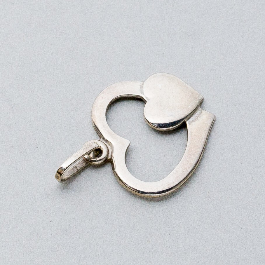Silber Anhänger Kettenanhänger Herz 0,67 g3
