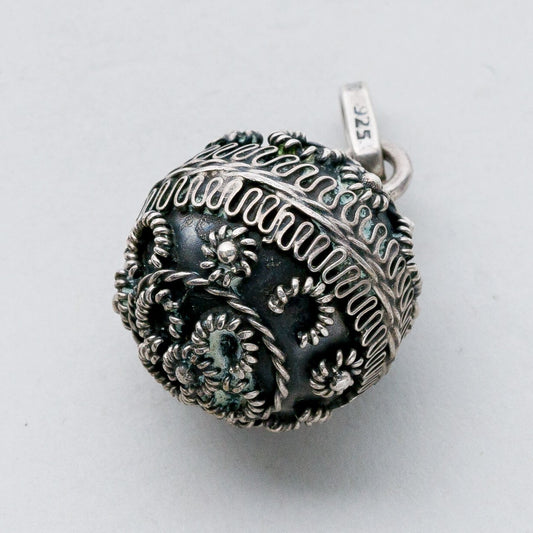 Silber Anhänger Kettenanhänger 925 Kugel 17,08 g0