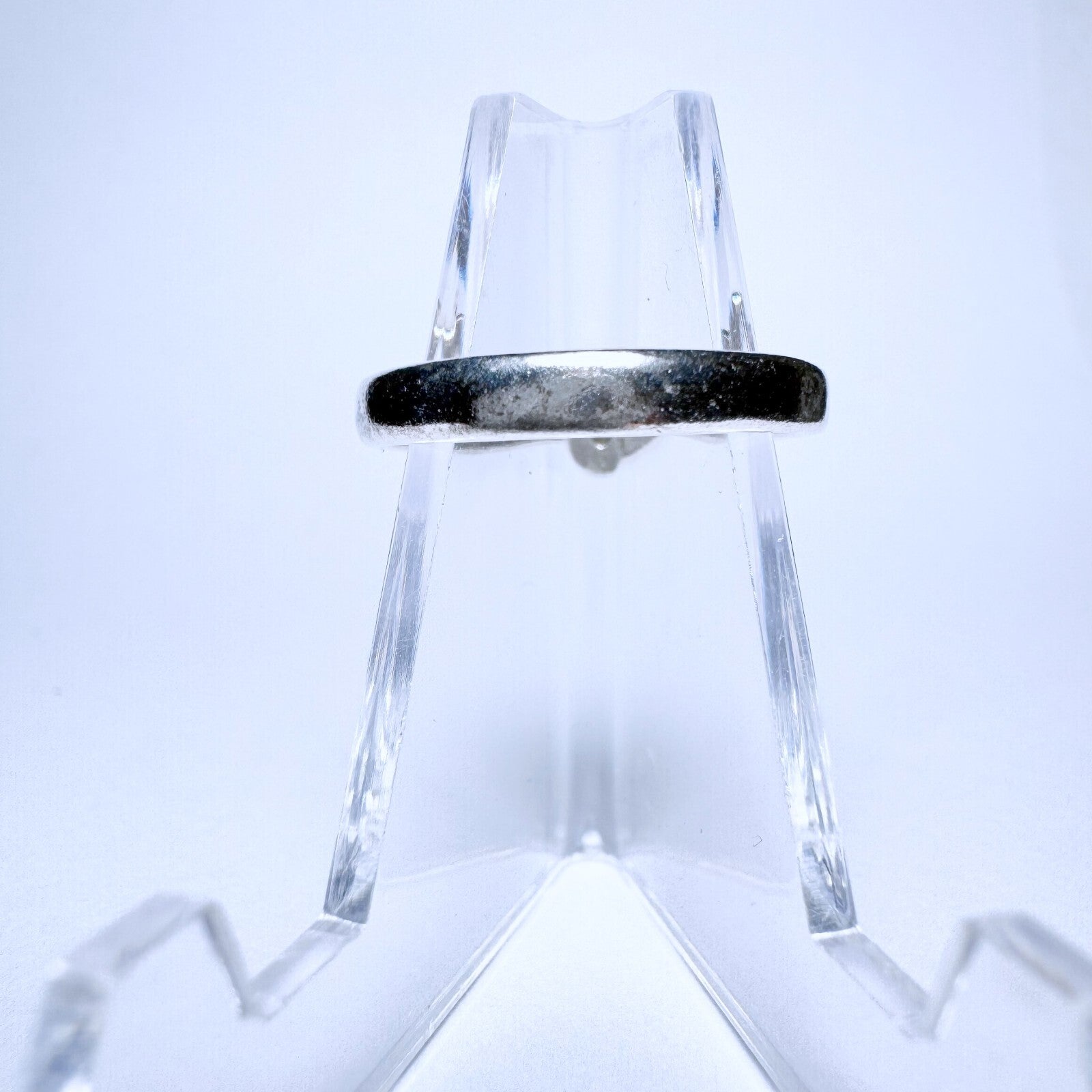Ring 925er Silber Größe 54 mit rotem Stein 2,40g3