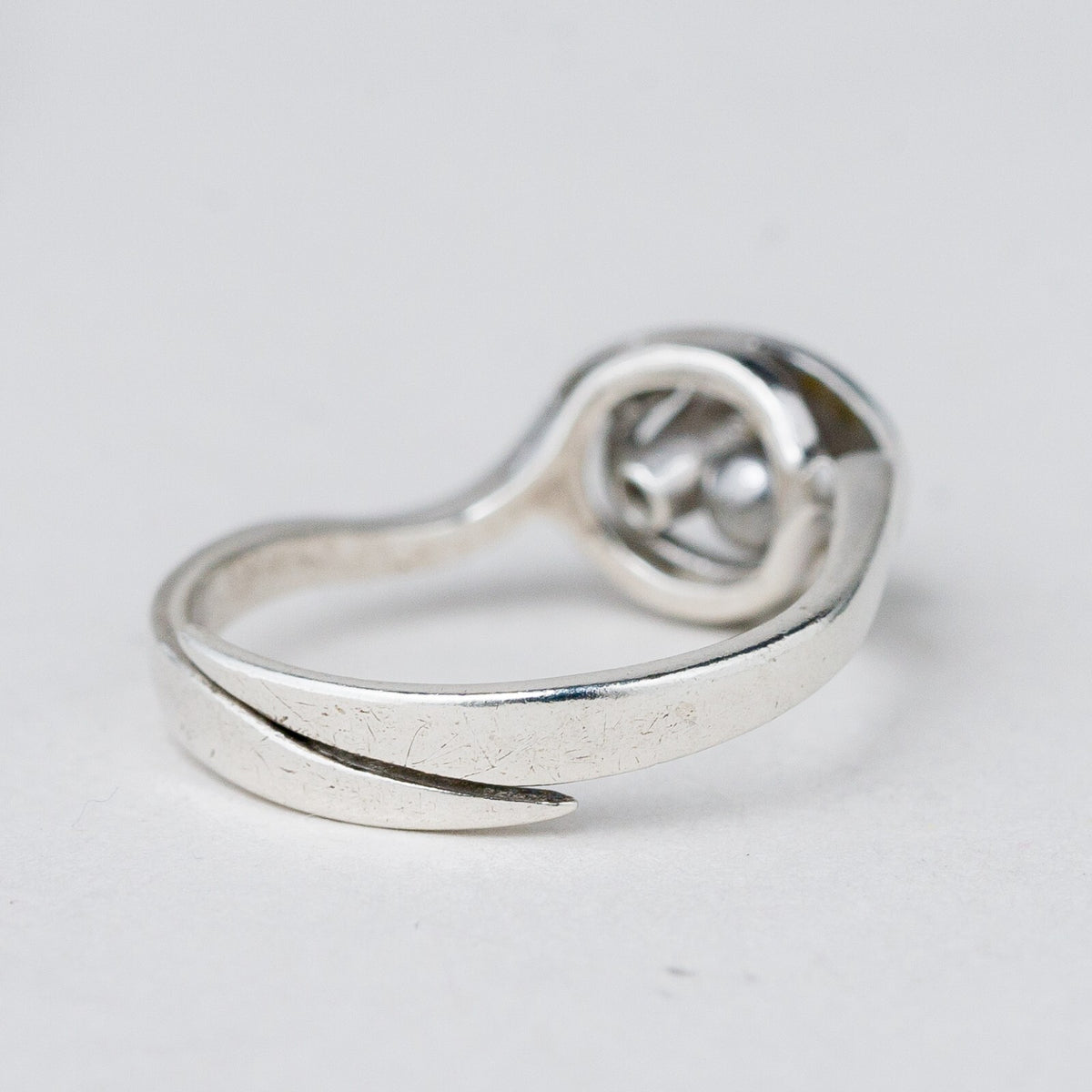 Silber Ring 925 Ohne Stein Größe flexibel ca. 50 2,21 g3