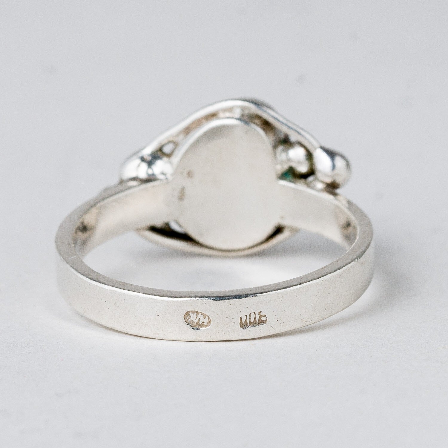 Silber Ring Perlmutt Größe 57 (18,1 mm Ø) 3,98 g4