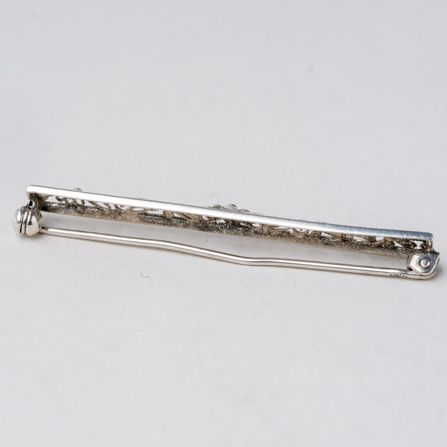 Brosche Silber filigran 5,2 cm 2,53 g2