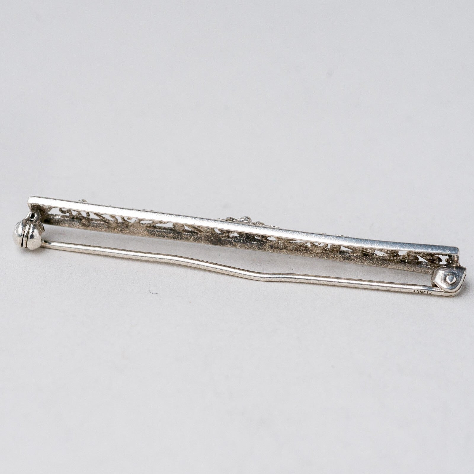 Brosche Silber filigran 5,2 cm 2,53 g2