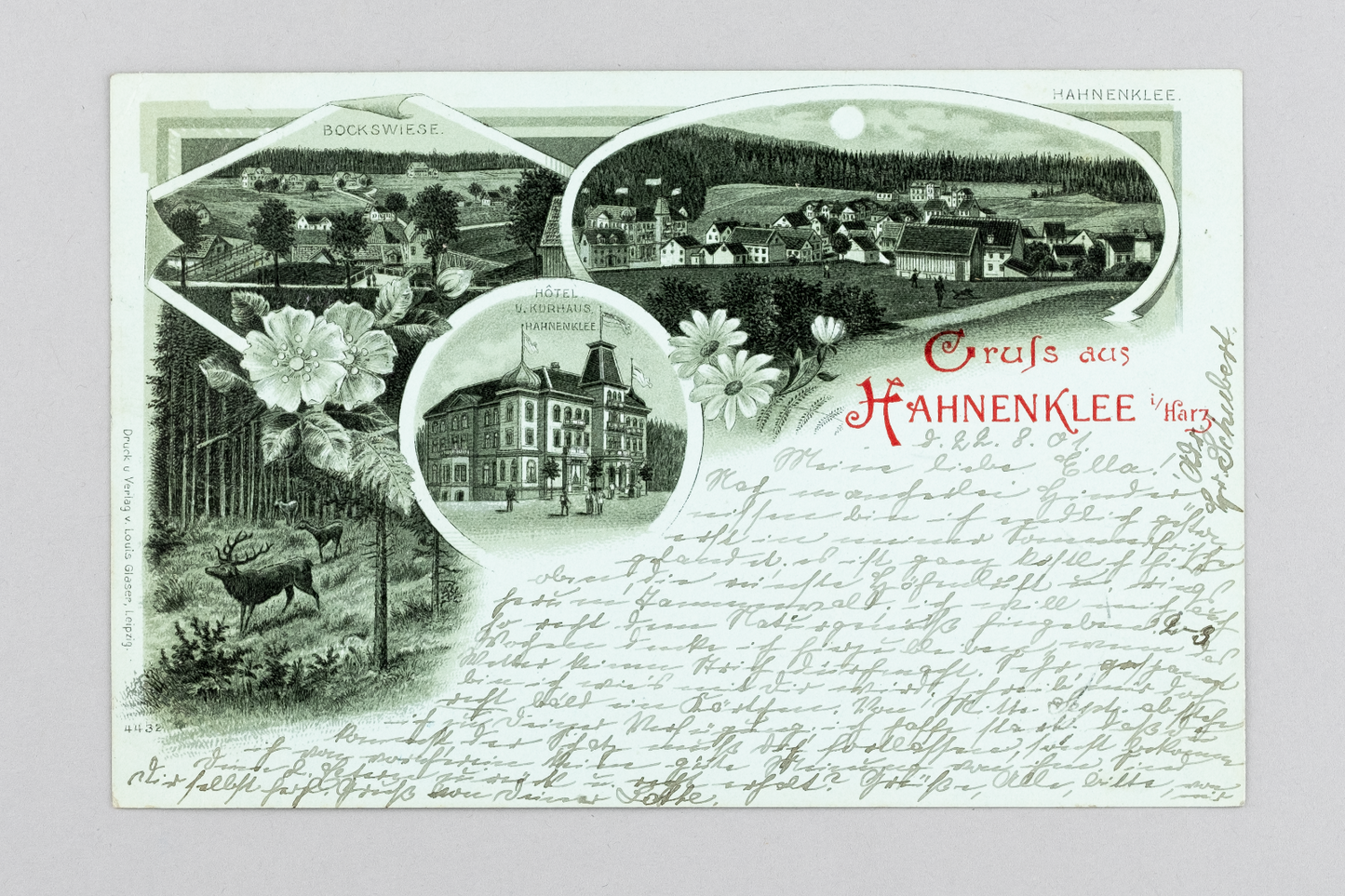 Ansichtskarte Gruss aus Hahnenklee 19010