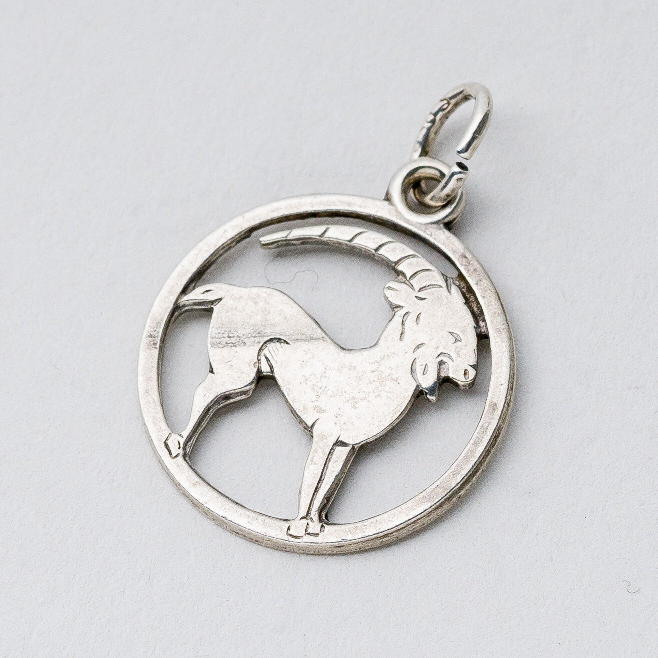 Anhänger Silber 830 Steinbock 2 cm 0,91 g0