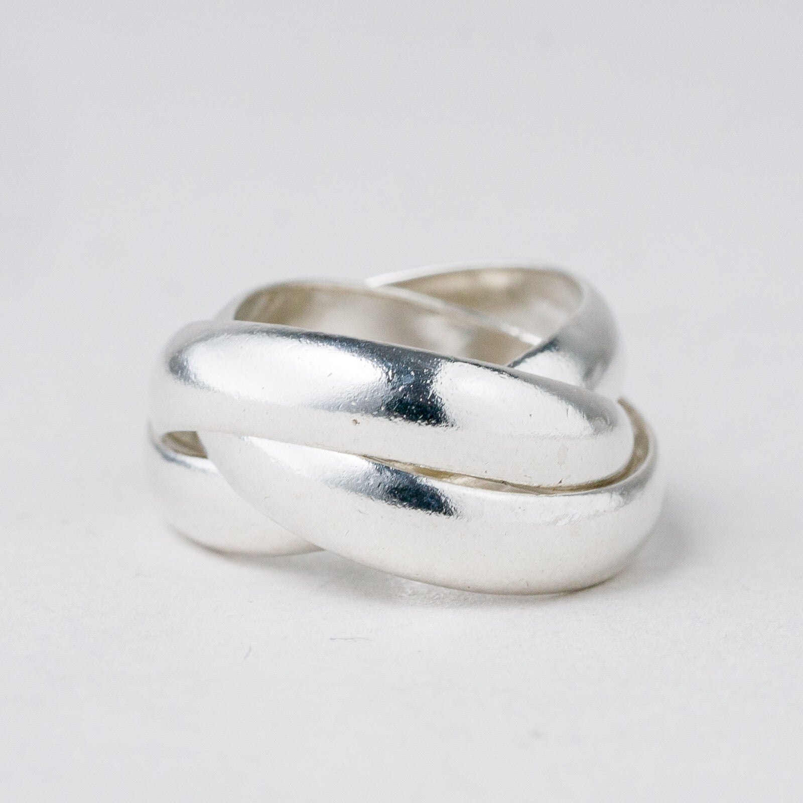 3 x Ring Silber 925 Trinity Größe 47 (15,0 mm Ø) 9,11 g0