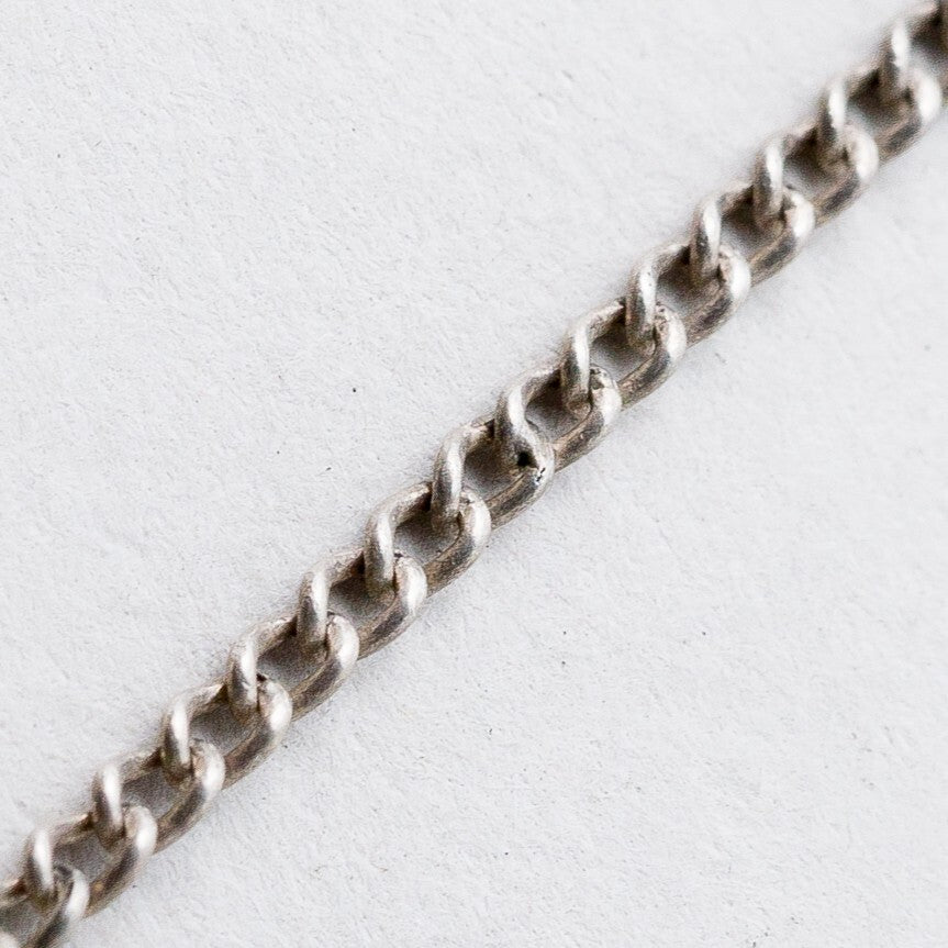 Silber Halskette 835 Panzerkette 1,7 mm 51 cm 3,43 g2