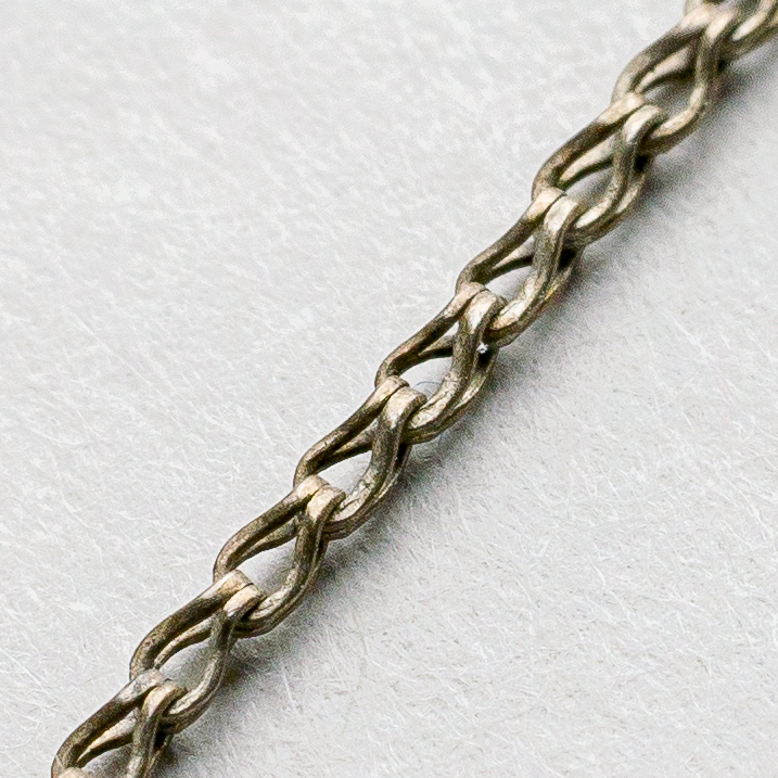 Halskette 1 mm Silber 1,96 g 63 cm0
