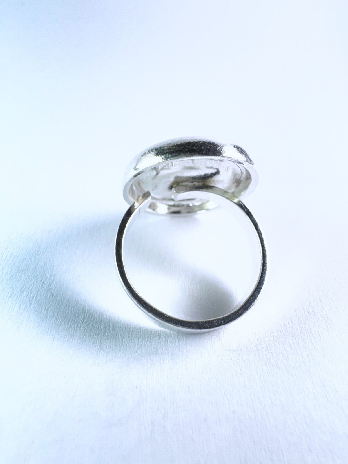 Silberring 835er Silber 70er mit schwarzen Stein Größe 54 (17,2 mm Ø) 8,95 g3