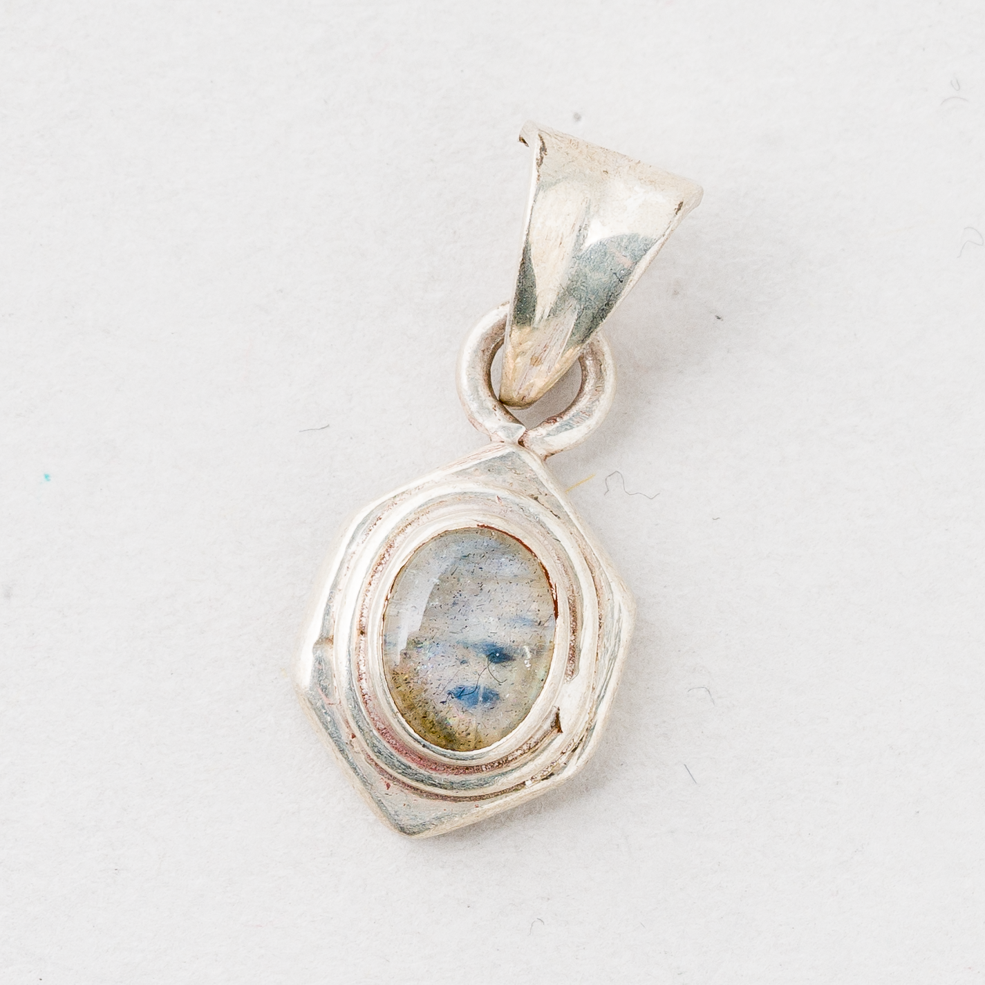 CNC: Anhänger Opal 925er Silber 3,97 g 2,5 cm0