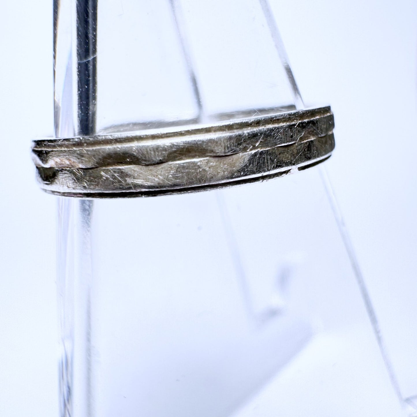 Ring 835er Silber Größe 51 mit Welle 1,19g3