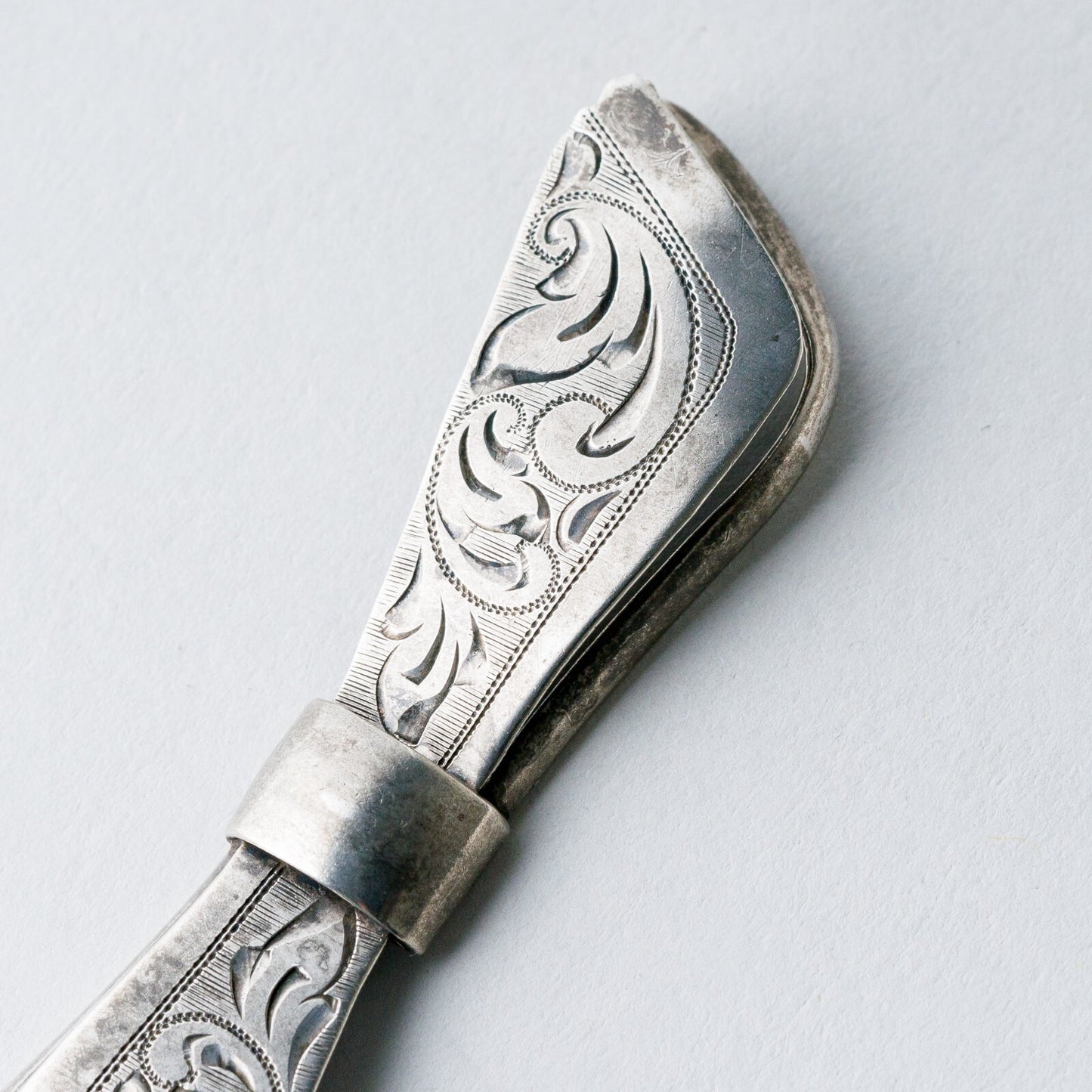 Silber Brosche Spange 835 Schleife 7,07 g4