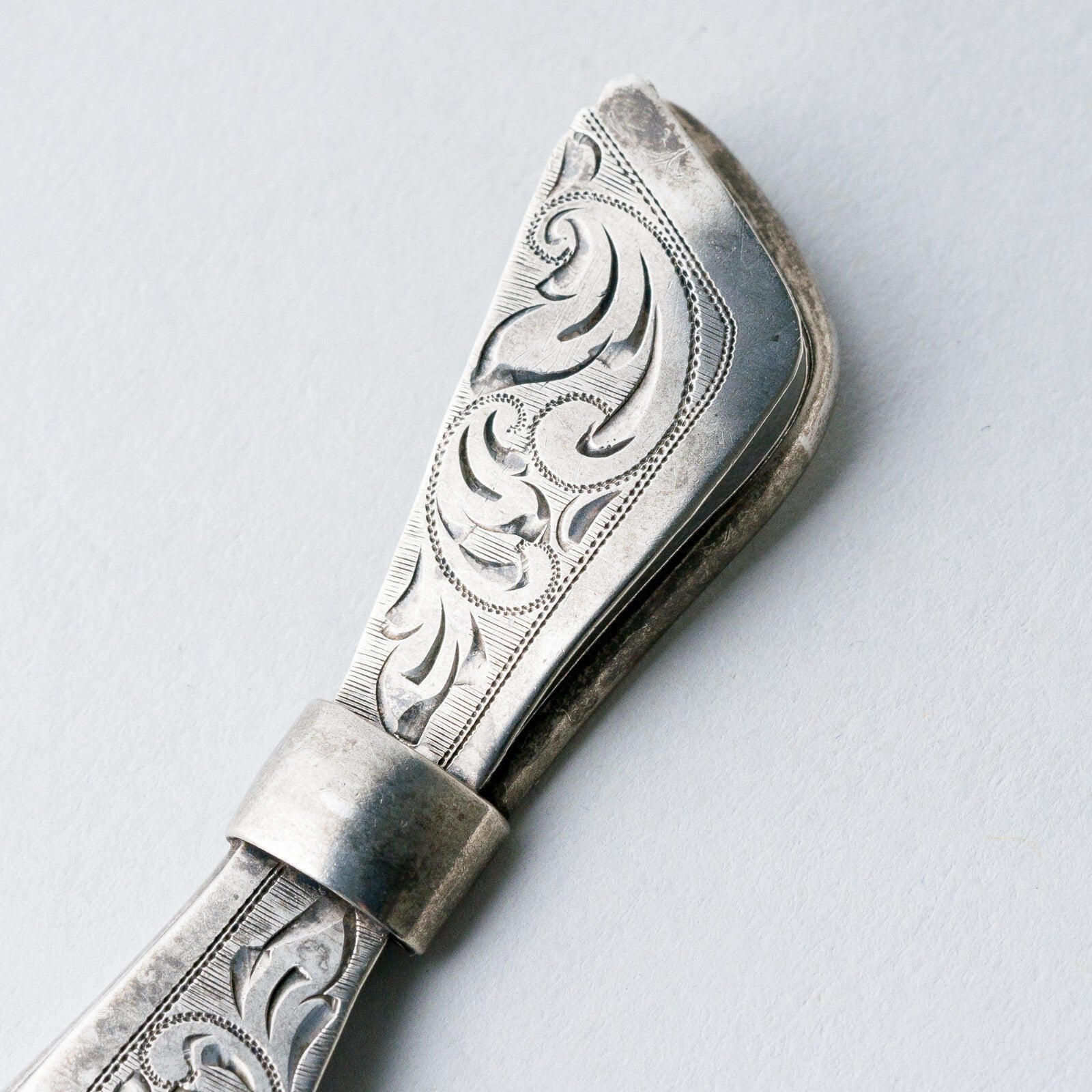 Silber Brosche Spange 835 Schleife 7,07 g4