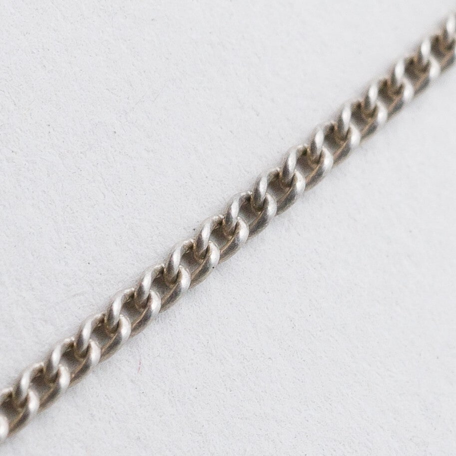 Silber Halskette 835 Panzerkette 1,6 mm 66 cm 4,52 g1