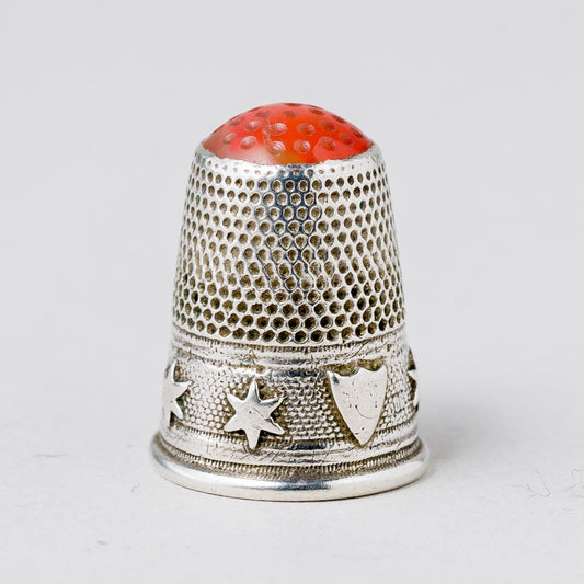 Silber Fingerhut Sterne 2 cm 3,61 g0