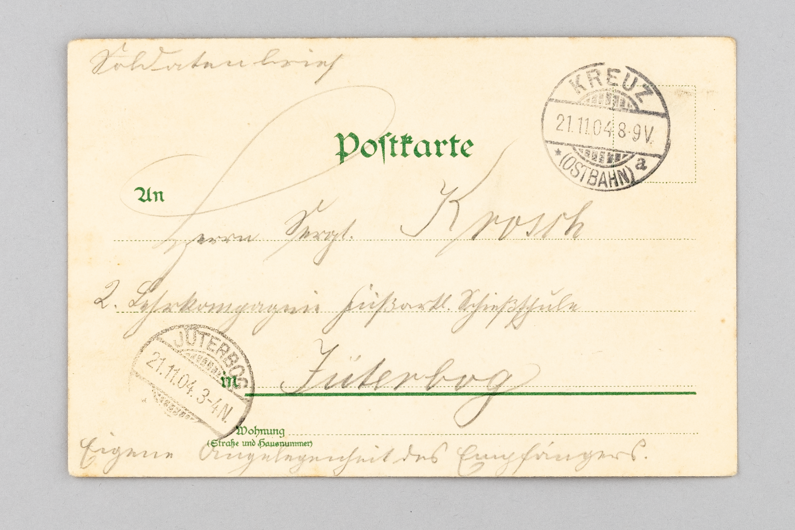 Ansichtskarte Gruss aus Berlin Potsdamer Bahnhof 19041