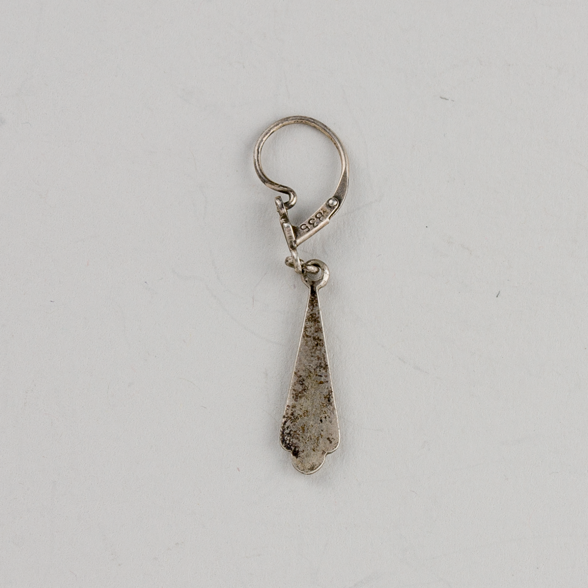 Silberohrring 835er Silber 2g Mit Verzierungen 3,5 cm1