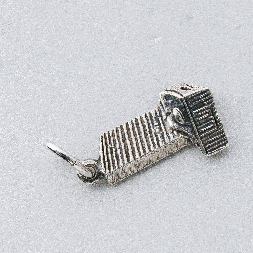 Silber Anhänger Kettenanhänger 925 Hochhaus 1,72 g2