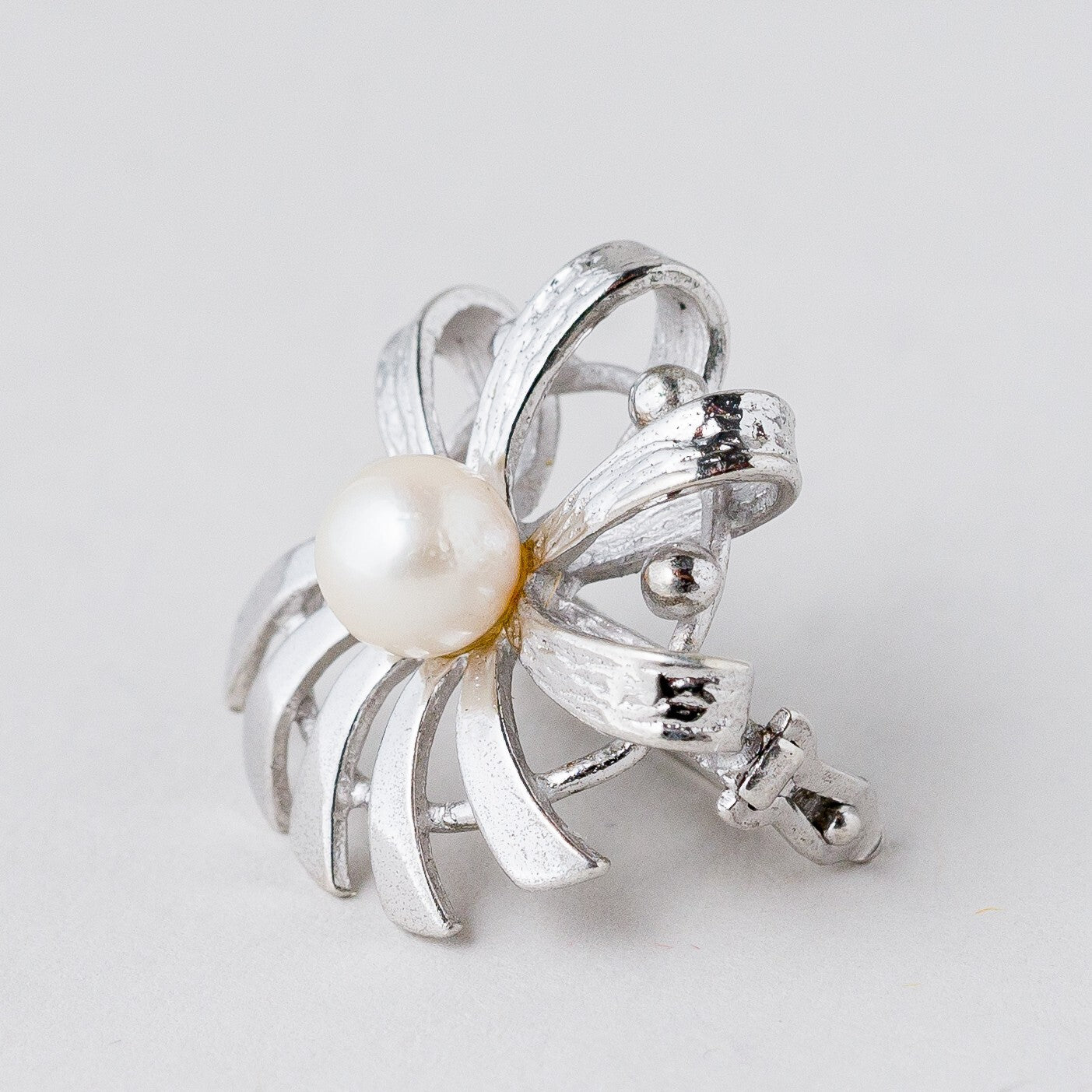 Silber Spange Perle 925 4,11 g1