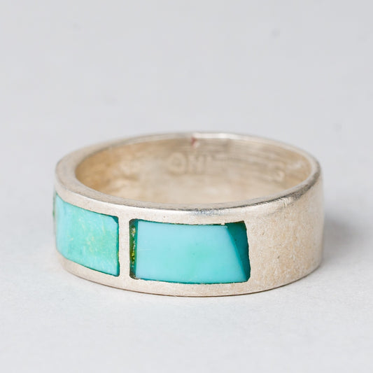 Ring Türkis 4,15 g Silber Größe 53 (16,8 mm Ø)0