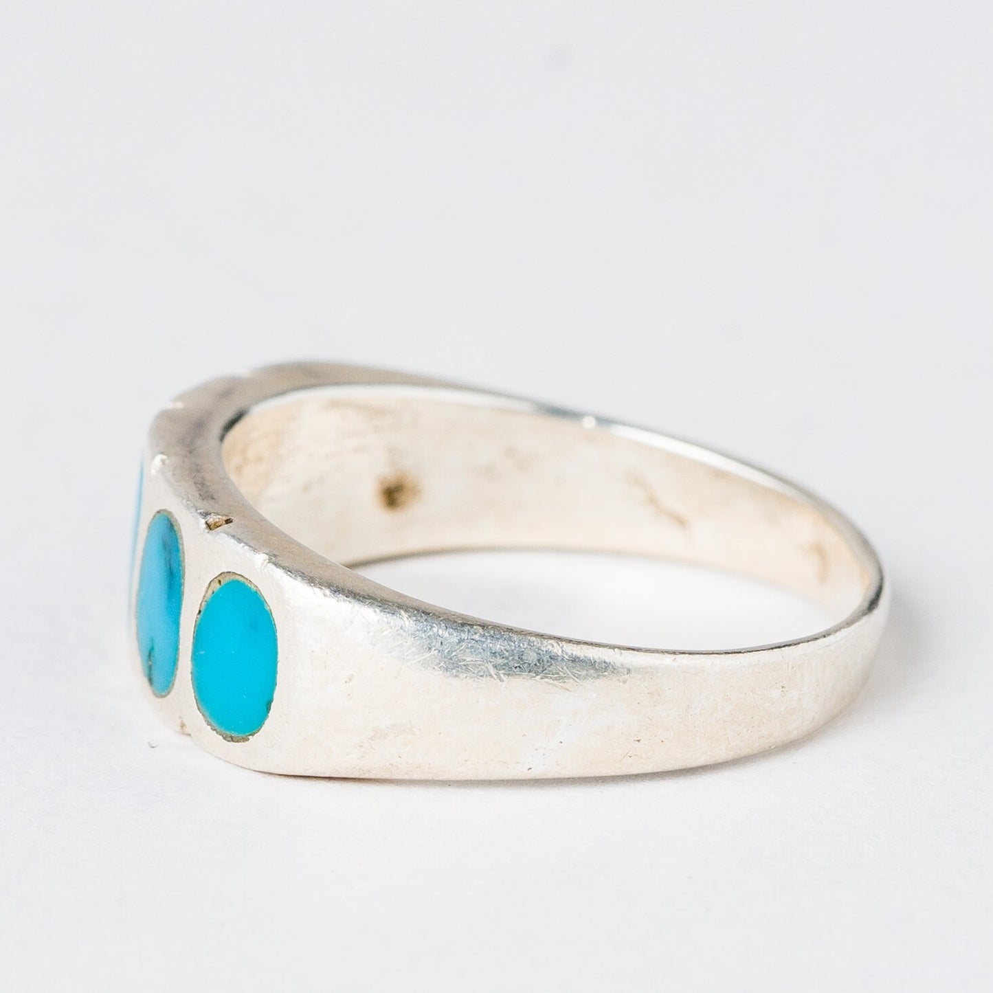 Silber Ring Türkis Größe 52 (16,5 mm Ø) 2,94 g4