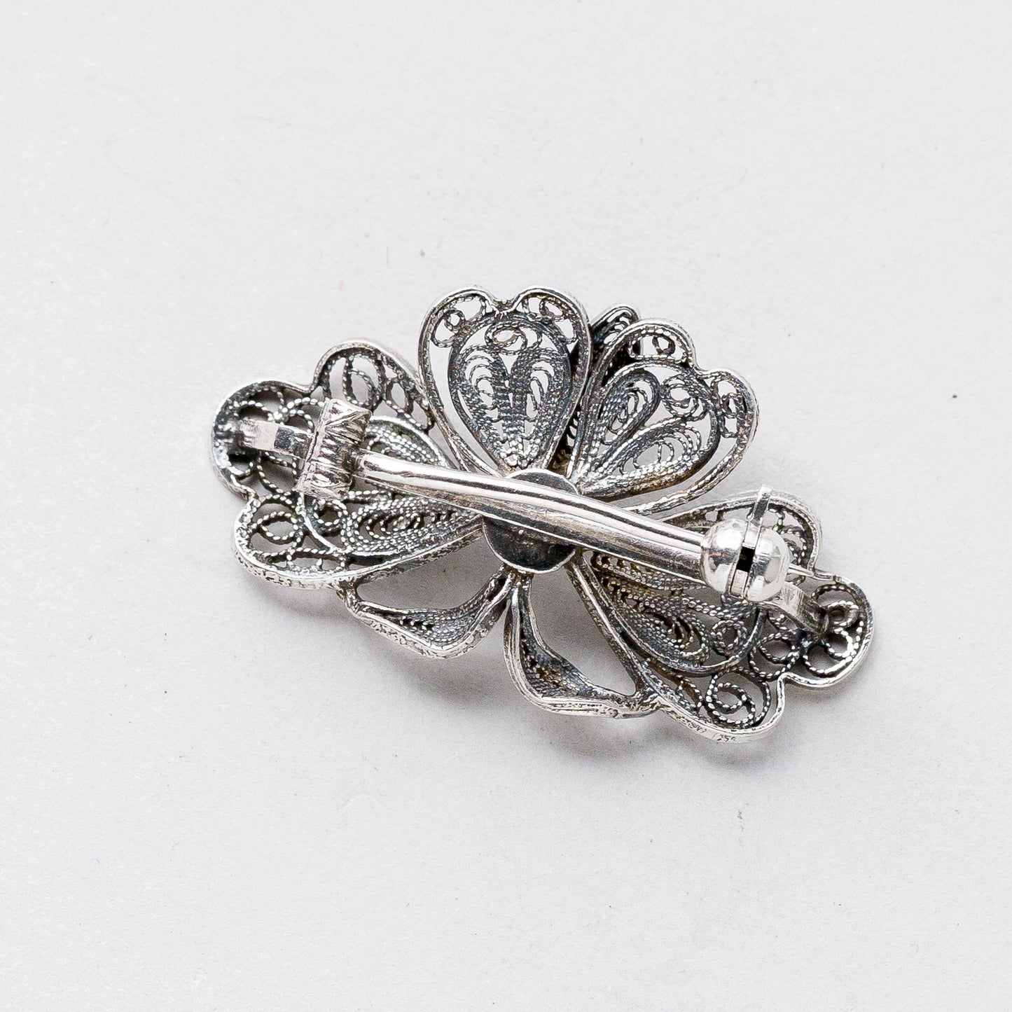 Brosche Silber Schmetterling filigran 3,3 cm 3,67 g4