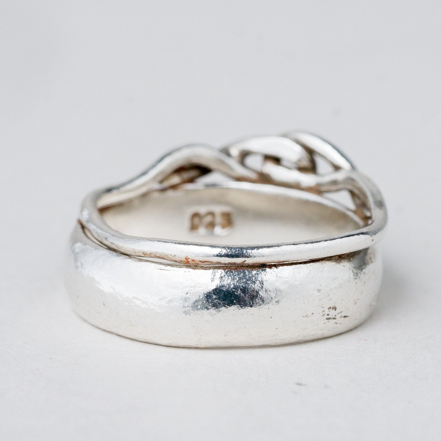 Silber Ring 925 Größe 53 (16,8 mm Ø) 5,48 g3