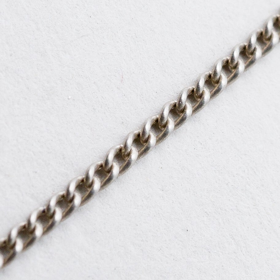 Silber Halskette 835 Panzerkette 1,6 mm 66 cm 4,52 g4