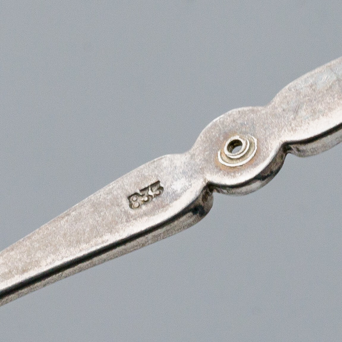 Silber Brosche Spange 835 Ohne Stein 1,97 g5
