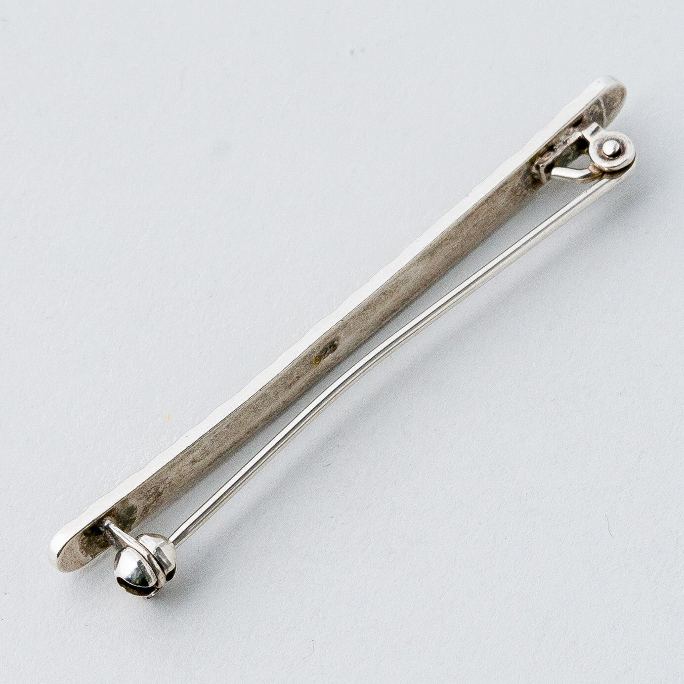Silber Brosche Spange 925 Relief 3,25 g3