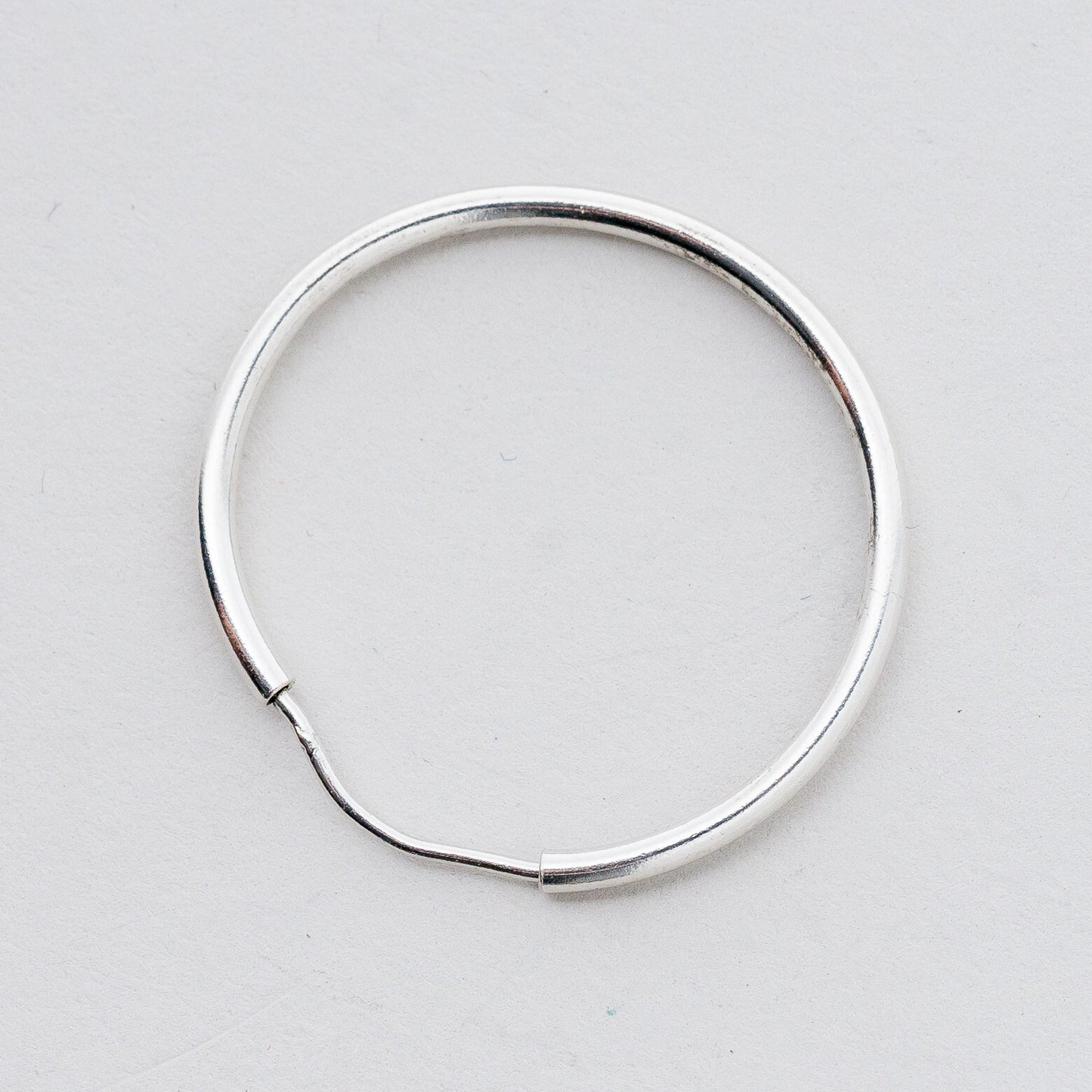 Einzelner Ohrring Creole Silber 1,7 g5