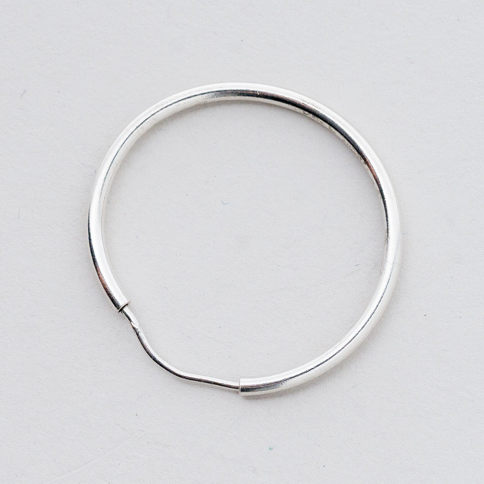 Einzelner Ohrring Creole Silber 1,7 g5