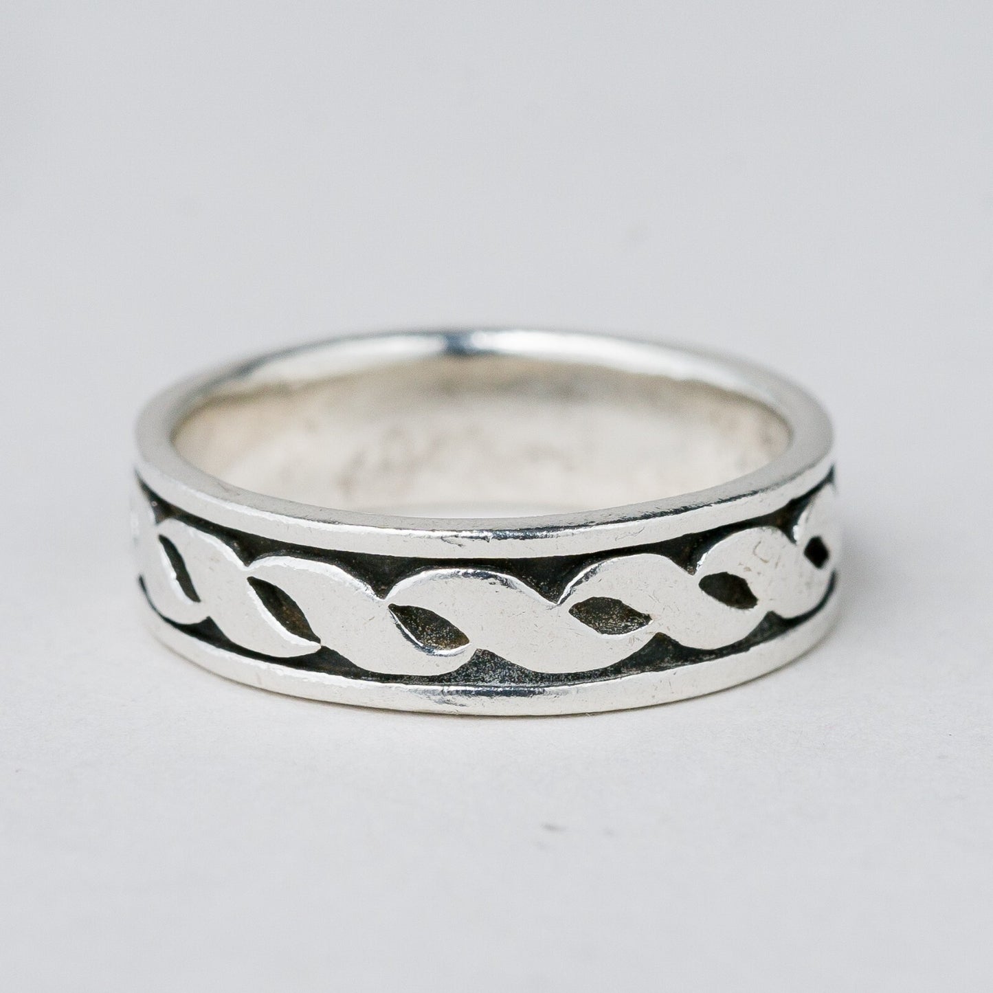 Silber Ring 925 Größe 59 (18,8 mm Ø) 5,21 g1