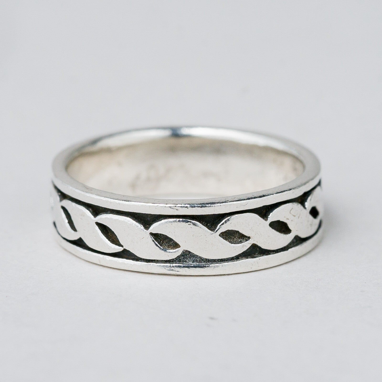 Silber Ring 925 Größe 59 (18,8 mm Ø) 5,21 g1