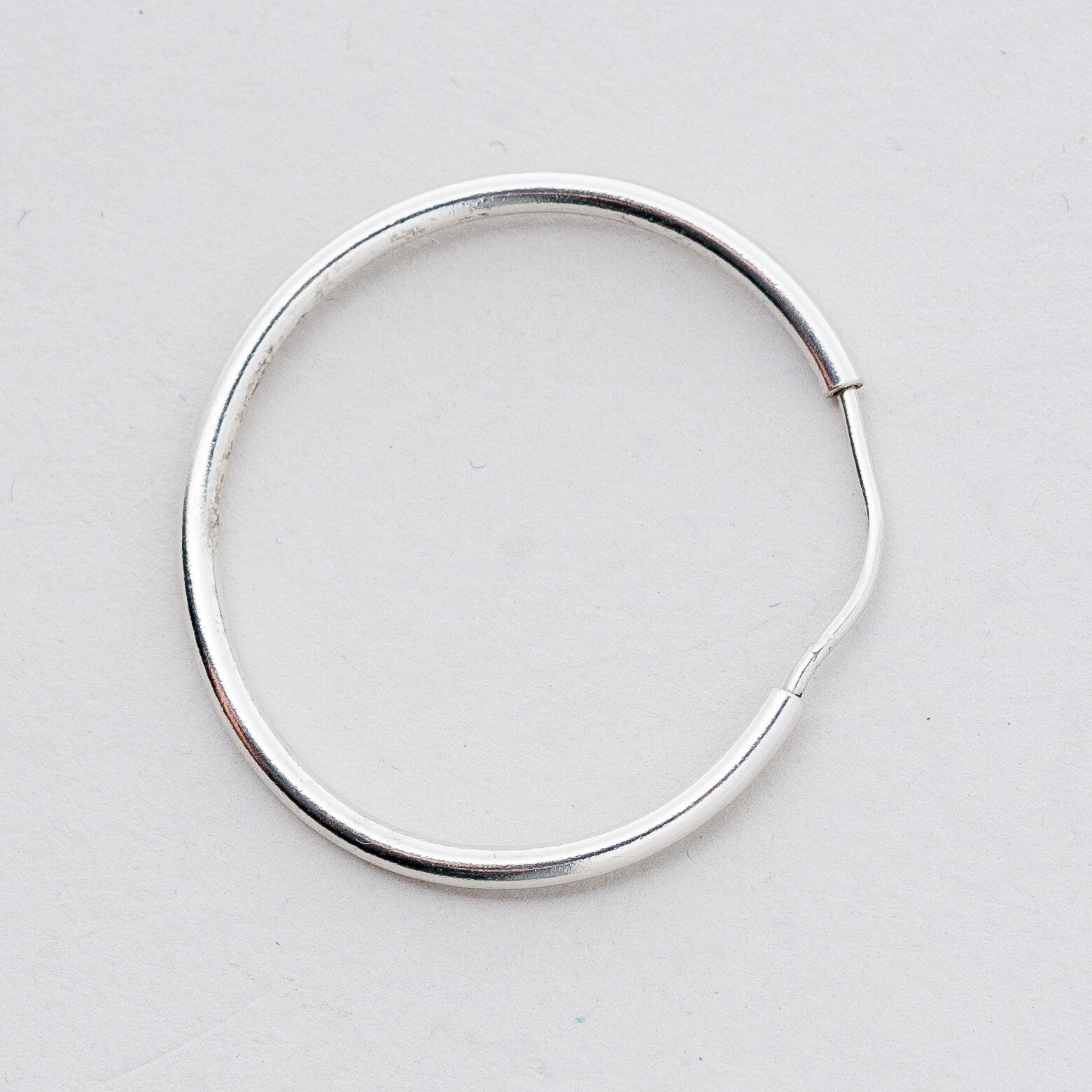 Einzelner Ohrring Creole Silber 1,7 g4