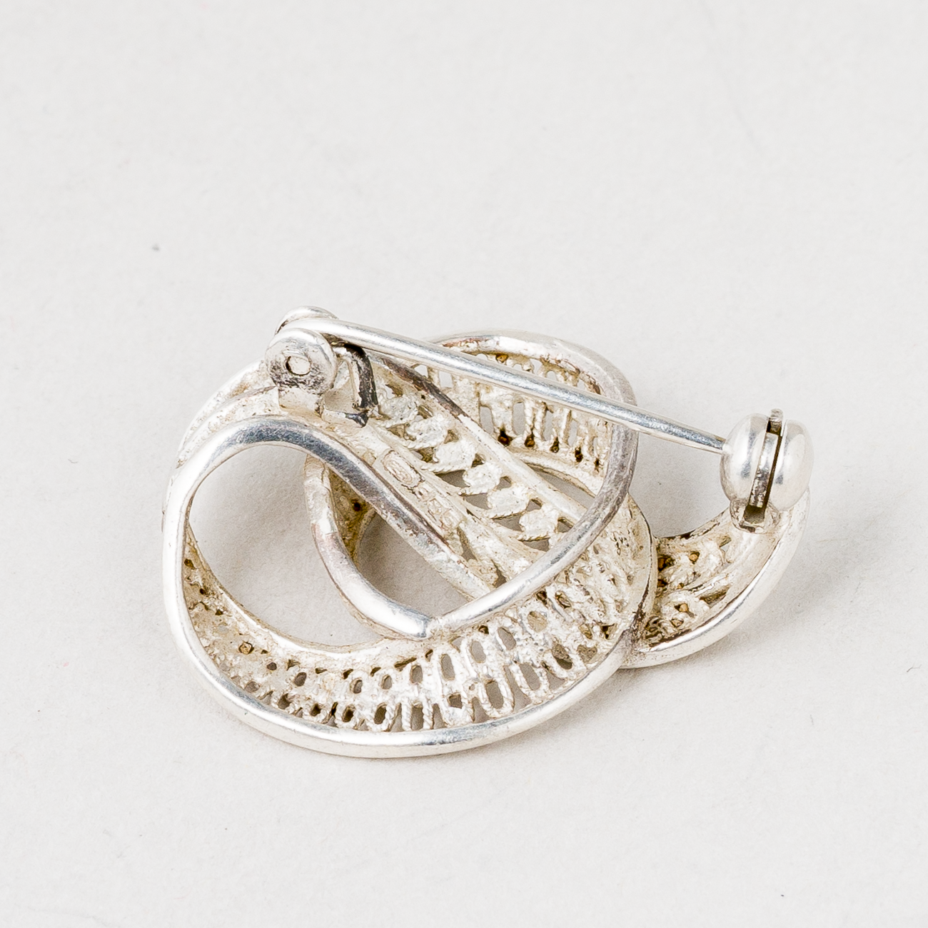 Brosche Schleife 835er Silber 3,06 g 3 cm1