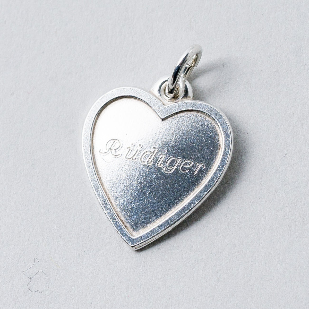Anhänger Silber Herz "Rüdiger" 2 cm 1,79 g0