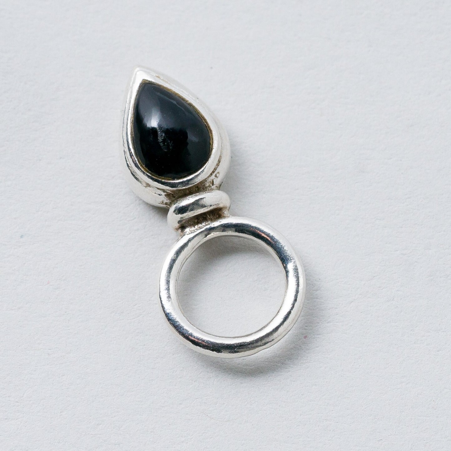 Thomas Sabo Anhänger 925 Silber Schwarzer Stein 2,2 cm 2,34 g1